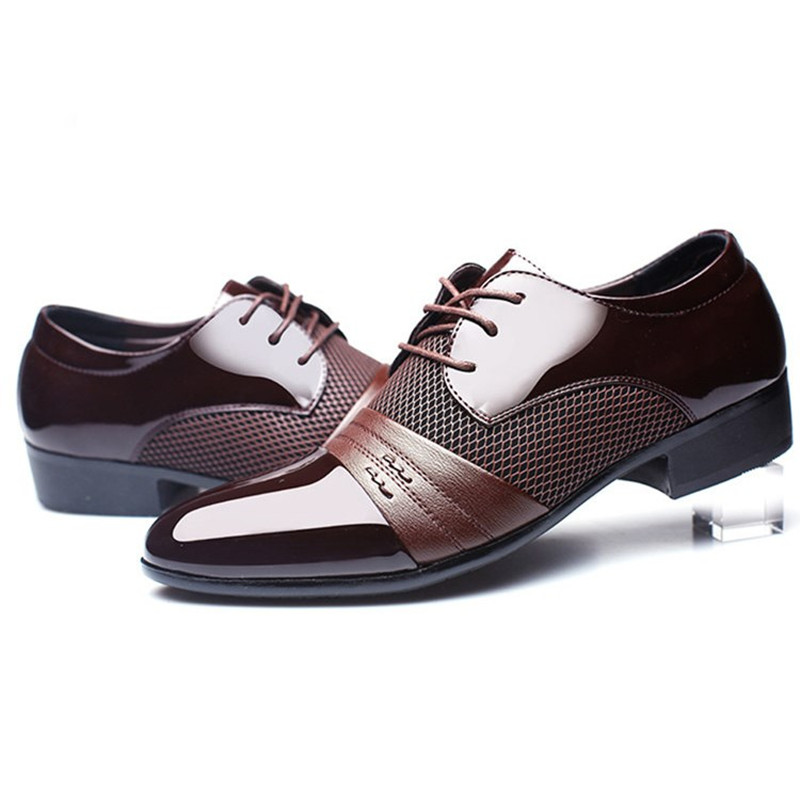 Hot Sale-italian mens shoes brands wedding formal oxford shoes for mens pointed toe dress shoes sapato masculino
