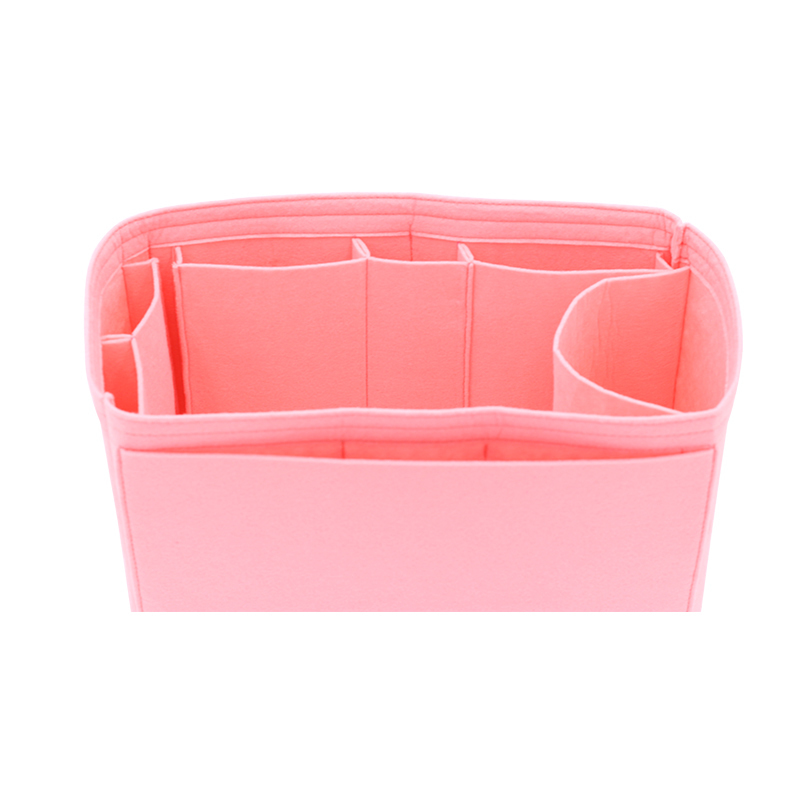 For Speedy 25 30 35 Felt Insert Bag Women Insert Organizer Handbag Organizer With Pockets For Cosmetics Makeup Bag Organizers Y19052501
