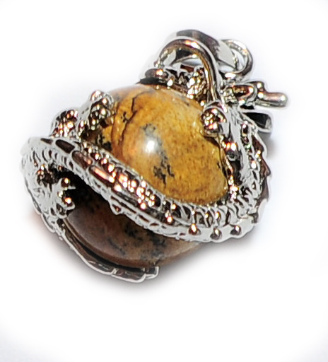 Ball Dragon Ball Necklace Natural Pendant Stainless Steel Chain Valentine's Day