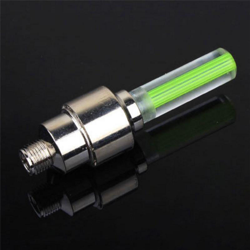 Bolt Car Bike Motorcycle LED Wheel Tire Vaes Cap Light Stem Air Caps Neon Lamp Anti-Dust Cover Colorful Auto Accessories Cars Decor