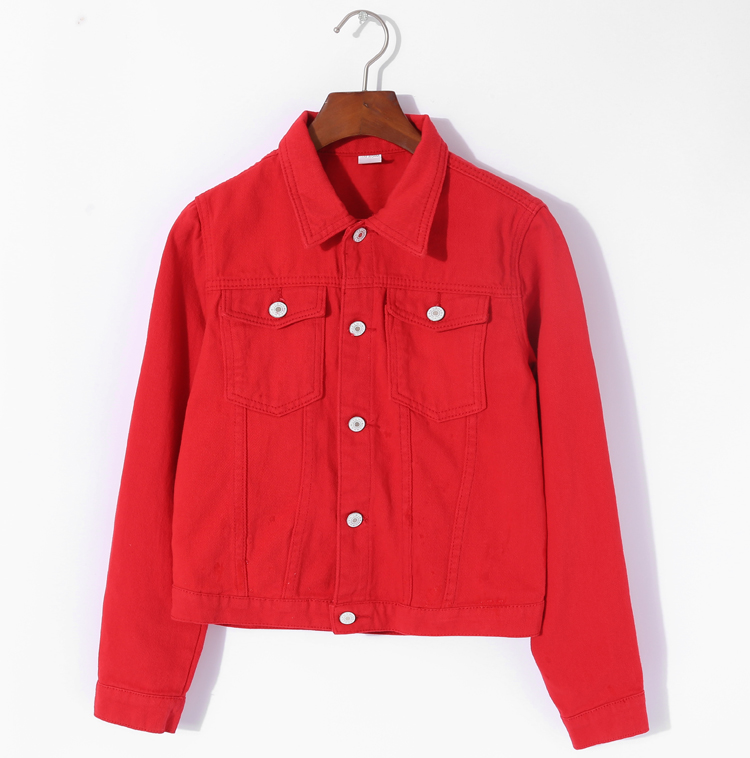 Denim Jackets Women Basic Coats Spring Autumn Fashion Female Long Sleeve Solid Wild Casual Outerwear Denim Coats jacket