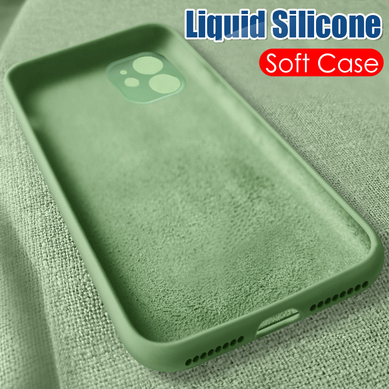 Liquid Silicone Original Protective Case For iphone 11 Pro X XR XS Max SE 2020 7 8 6 6s PLus Shockproof Back Cover Soft Cases, Light blue
Liquid Silicone Original Protective Case For iphone 11 Pro X XR XS Max SE 2020 7 8 6 6s PLus Shockproof Back Cover Soft Cases, Light blue