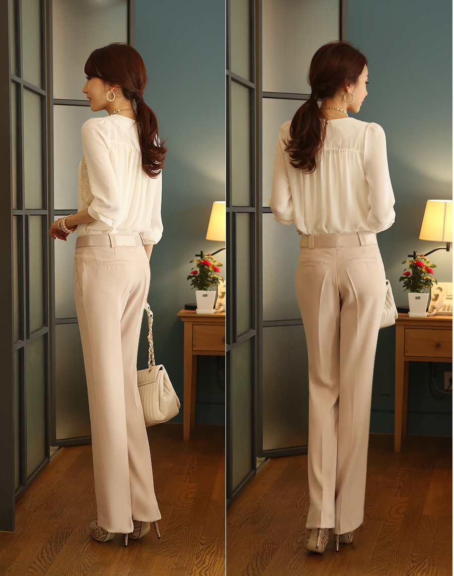 2020 Women Loose Chiffon Blouse Feminine Lace Embroidery Patchwork O-neck Shirt Female Long Sleeve Office Tops Plus Size 5XL
