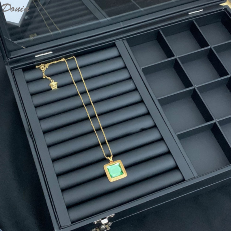 Donia jewelry European and American fashion color zircon necklace bracelet earrings two sets of wedding jewelry ladies banquet set decoratio
Donia jewelry European and American fashion color zircon necklace bracelet earrings two sets of wedding jewelry ladies banquet set decoratio