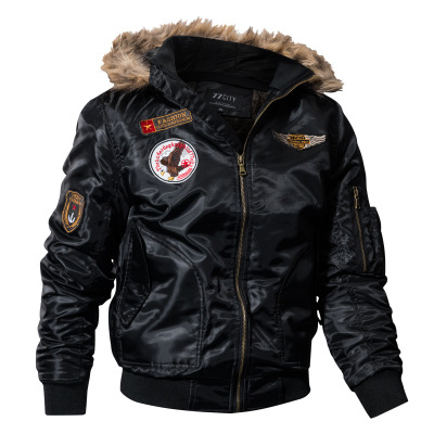 Mens Embroidery Flight Jackets Designer Male Casual Plus Velvet Long Sleeve Hooded Coats Fashion Trend Winter Thicken Large Size -6XL Outerwear, Black
Mens Embroidery Flight Jackets Designer Male Casual Plus Velvet Long Sleeve Hooded Coats Fashion Trend Winter Thicken Large Size -6XL Outerwear, Black