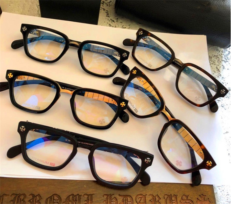 New popular retro men optical glasses SLHOREGASM punk style designer retro square frame cutting elastic legs with leather box clear lens, Black
New popular retro men optical glasses SLHOREGASM punk style designer retro square frame cutting elastic legs with leather box clear lens, Black