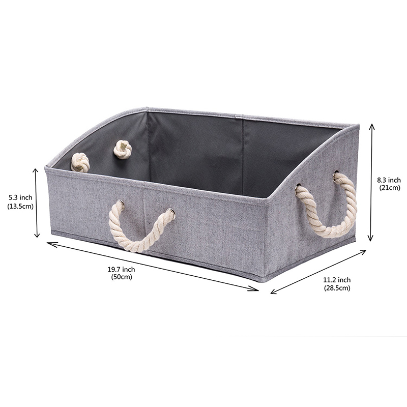 Multifunction Large Storage Bins Foldable Fabric Trapezoid Organizer Boxes With Rope Handle Collapsible Basket
Multifunction Large Storage Bins Foldable Fabric Trapezoid Organizer Boxes With Rope Handle Collapsible Basket