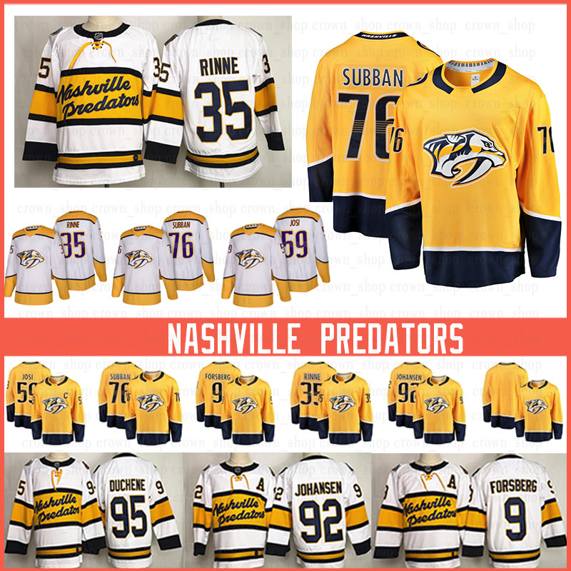 Nashville 35 Pekka Rinne Predators Hockey Jerseys Matt Duchene 76 P.K. Subban 59 Roman Josi 9 Filip Forsberg 92 Ryan Johansen Jersey, Men(lue duo zhe )
Nashville 35 Pekka Rinne Predators Hockey Jerseys Matt Duchene 76 P.K. Subban 59 Roman Josi 9 Filip Forsberg 92 Ryan Johansen Jersey, Men(lue duo zhe )
