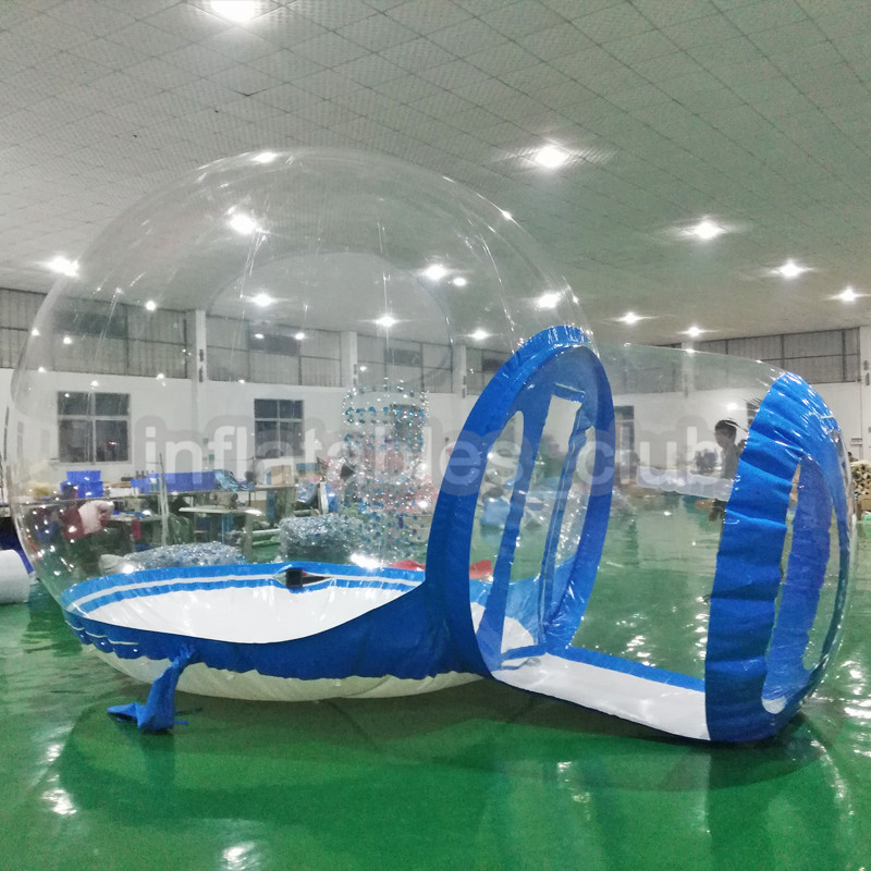 Blower Inflatable Bubble Tent For 3M Dia Bubble el For Human Transparent Igloo Tent Promotion