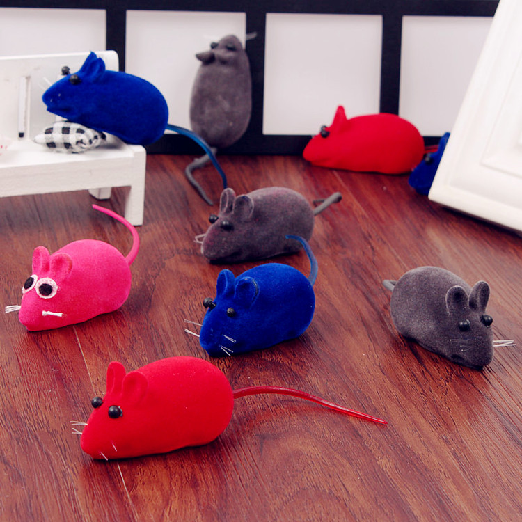 Colorful Mouse Cat Toy Realistic Fur Mice Mouse Cat Toys Animal Squeaky Rubber Toys Pet Supplies от DHgate WW