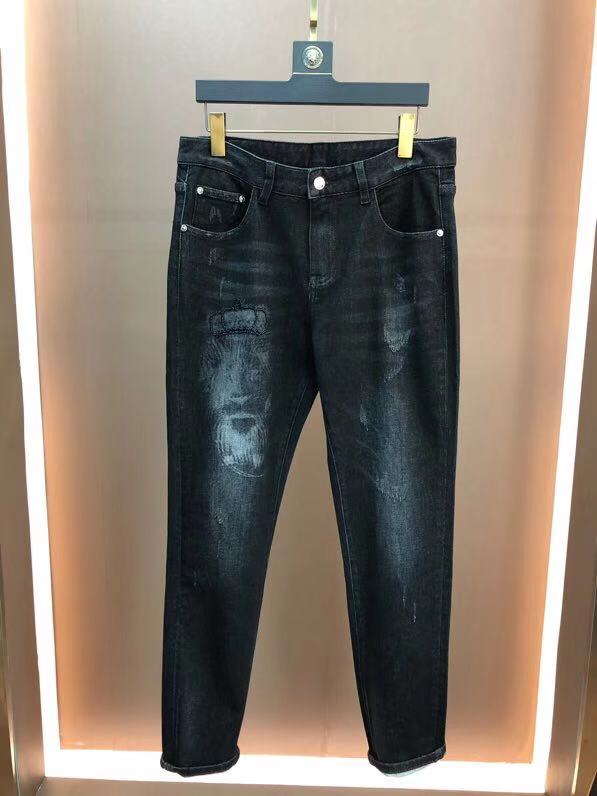 AH1257 Fashion Men's Jeans 2020 Runway European Design party style Men's Clothing, As pic
AH1257 Fashion Men's Jeans 2020 Runway European Design party style Men's Clothing, As pic