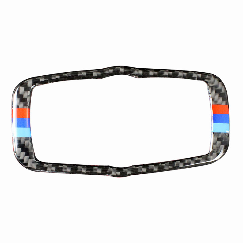 For BMW E70 E71 Interior Carbon Fiber Headlight Switch Buttons Frame Decoration Cover Trim Car Styling Stickers X5 X6 Auto Accessories
