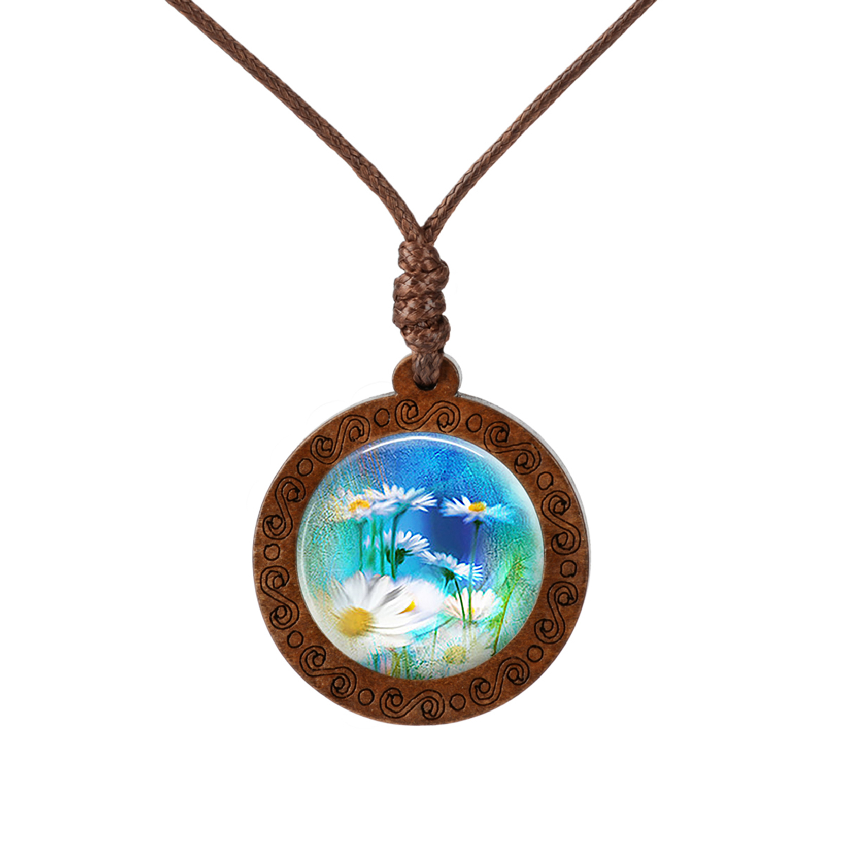 Fashion Sunflower Wood Necklace, Yellow Daisy Pendant, Colorful Flower Pattern, Jewelry, Spring Jewelry, Maple Leaf For Women, Gift
Fashion Sunflower Wood Necklace, Yellow Daisy Pendant, Colorful Flower Pattern, Jewelry, Spring Jewelry, Maple Leaf For Women, Gift