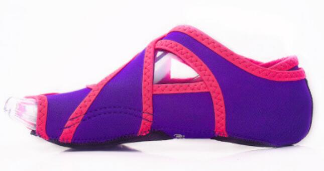 Hot Sale-Cross-border yoga, Ballet, modern dance shoes for in-flight anti-skid professional 5 fingers adult yoga socks