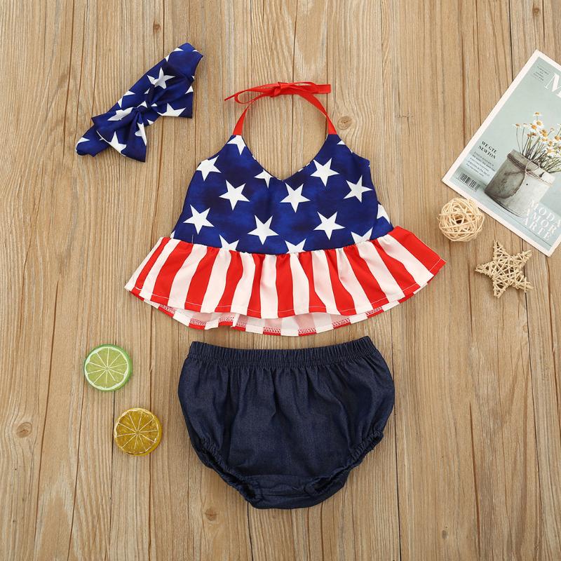 Toddler Baby Boys Girls 4th-of-July Stars Patriotic Tops Shorts Headband Outfits, Red
Toddler Baby Boys Girls 4th-of-July Stars Patriotic Tops Shorts Headband Outfits, Red