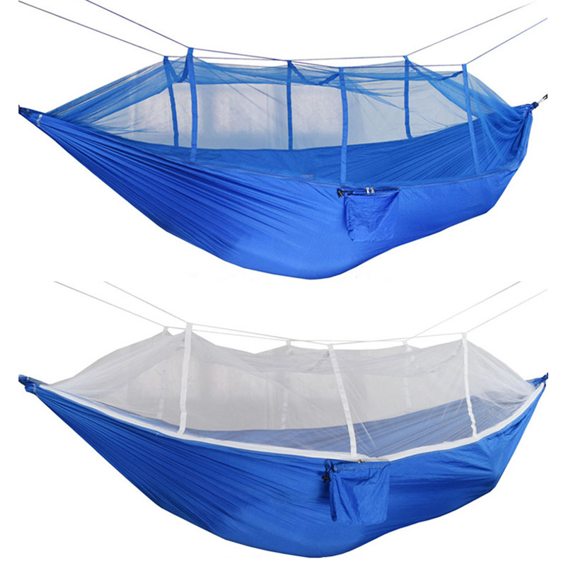 12 Colors 260*140cm Hammock With Mosquito Net Outdoor Parachute Hammock Field Camping Tent Garden Camping Swing Hanging Bed BH1746 TQQ
12 Colors 260*140cm Hammock With Mosquito Net Outdoor Parachute Hammock Field Camping Tent Garden Camping Swing Hanging Bed BH1746 TQQ