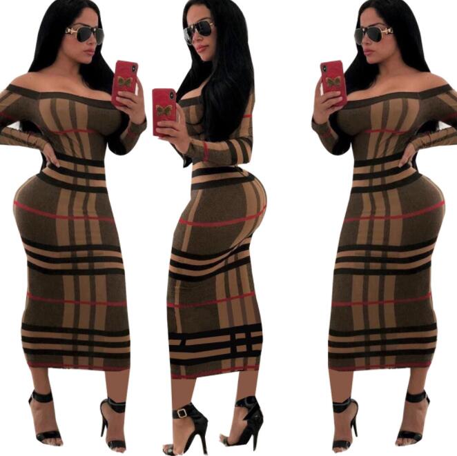 Sexy Club Pencil Dress Vertical Striped Print Spring Long Sleeve Bodycon Dresses Woman Party Wear Clothes Slim, Brown
Sexy Club Pencil Dress Vertical Striped Print Spring Long Sleeve Bodycon Dresses Woman Party Wear Clothes Slim, Brown