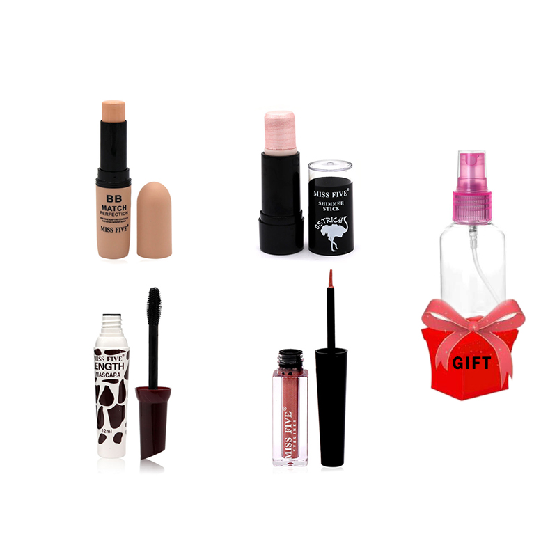 Makeup 4pcs/set Including Concealer,Shimmer Stick,Mascara,Eyeliner Face/Eye Women/Girls Cosmetic Maquiagem Brighten Outline Tool 
Makeup 4pcs/set Including Concealer,Shimmer Stick,Mascara,Eyeliner Face/Eye Women/Girls Cosmetic Maquiagem Brighten Outline Tool