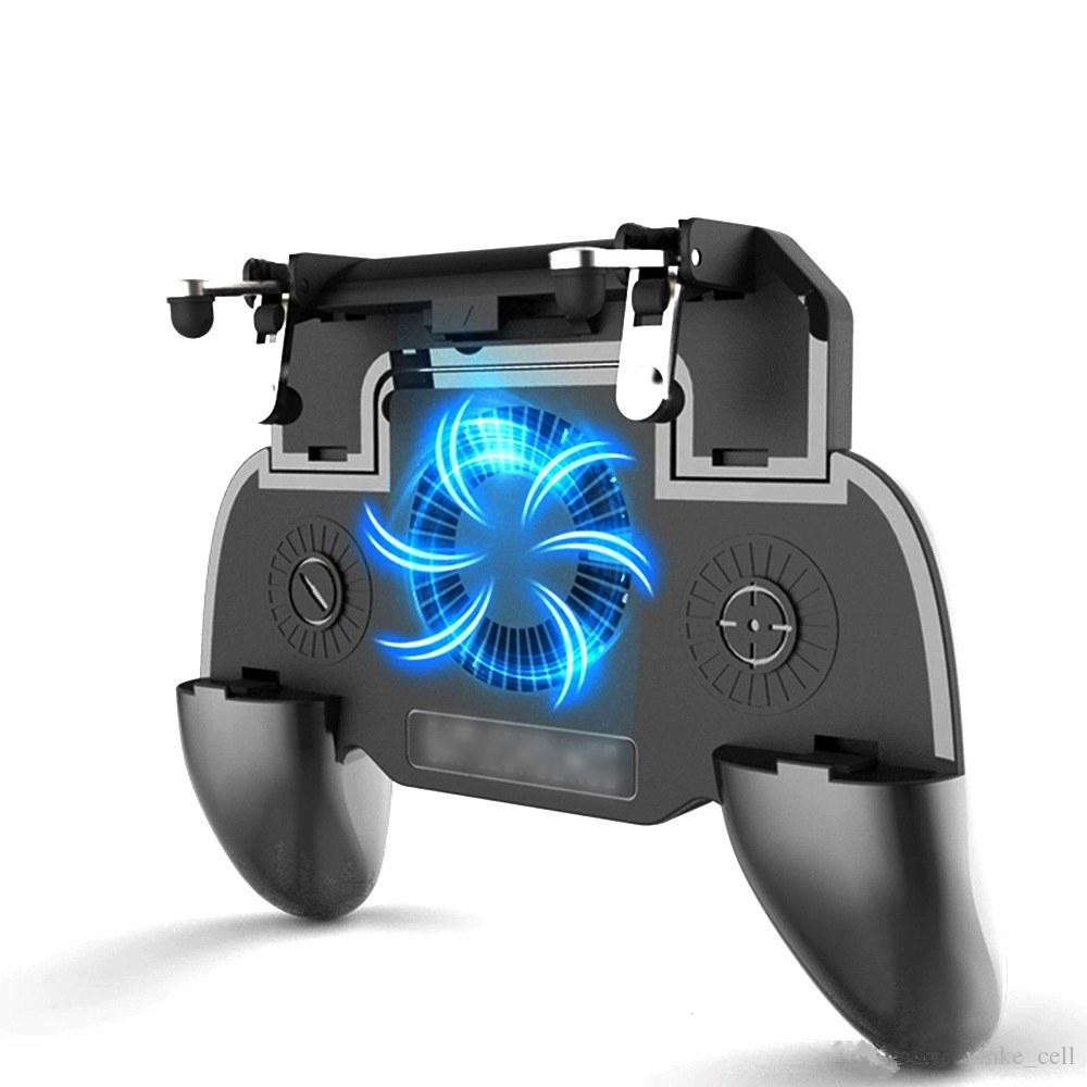 Wireless Game Pad Pubg Controller Gamepad Joypad Joystick for PUBG Fortnite L1R1 Turnover Triggers Fire Buttons With Charger Cooling Pad от DHgate WW