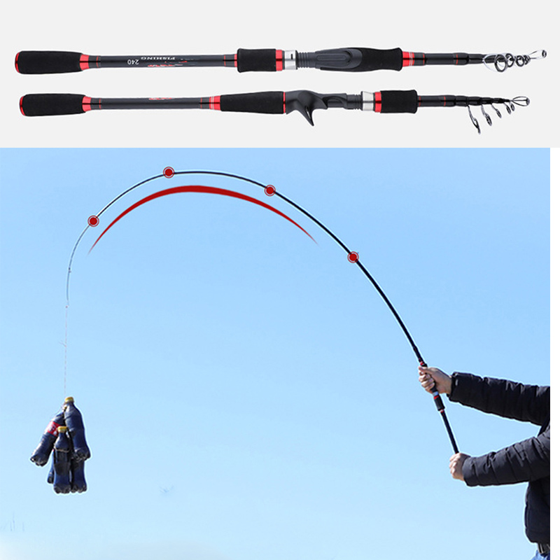 2.1m telescopic road aachen carbon gun handle straight shank fishing rods throwing vibration type portable fishing rod
2.1m telescopic road aachen carbon gun handle straight shank fishing rods throwing vibration type portable fishing rod