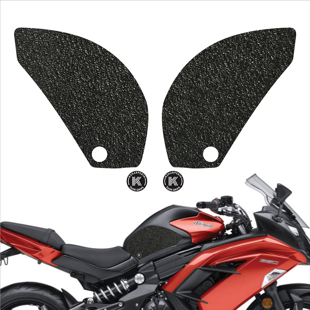 Motorcycle fuel tank pad protection stickers knee grip traction side non-slip decals for KAWASAKI 12-16 ER-6F ABS NINJA 650 ABS, K-tg01-044-cle
Motorcycle fuel tank pad protection stickers knee grip traction side non-slip decals for KAWASAKI 12-16 ER-6F ABS NINJA 650 ABS, K-tg01-044-cle