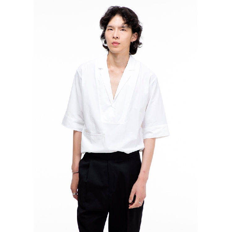 2019 Original design v-neck loose five-minute sleeve shirt -6XL! Custom plus-size shirts, White
2019 Original design v-neck loose five-minute sleeve shirt -6XL! Custom plus-size shirts, White