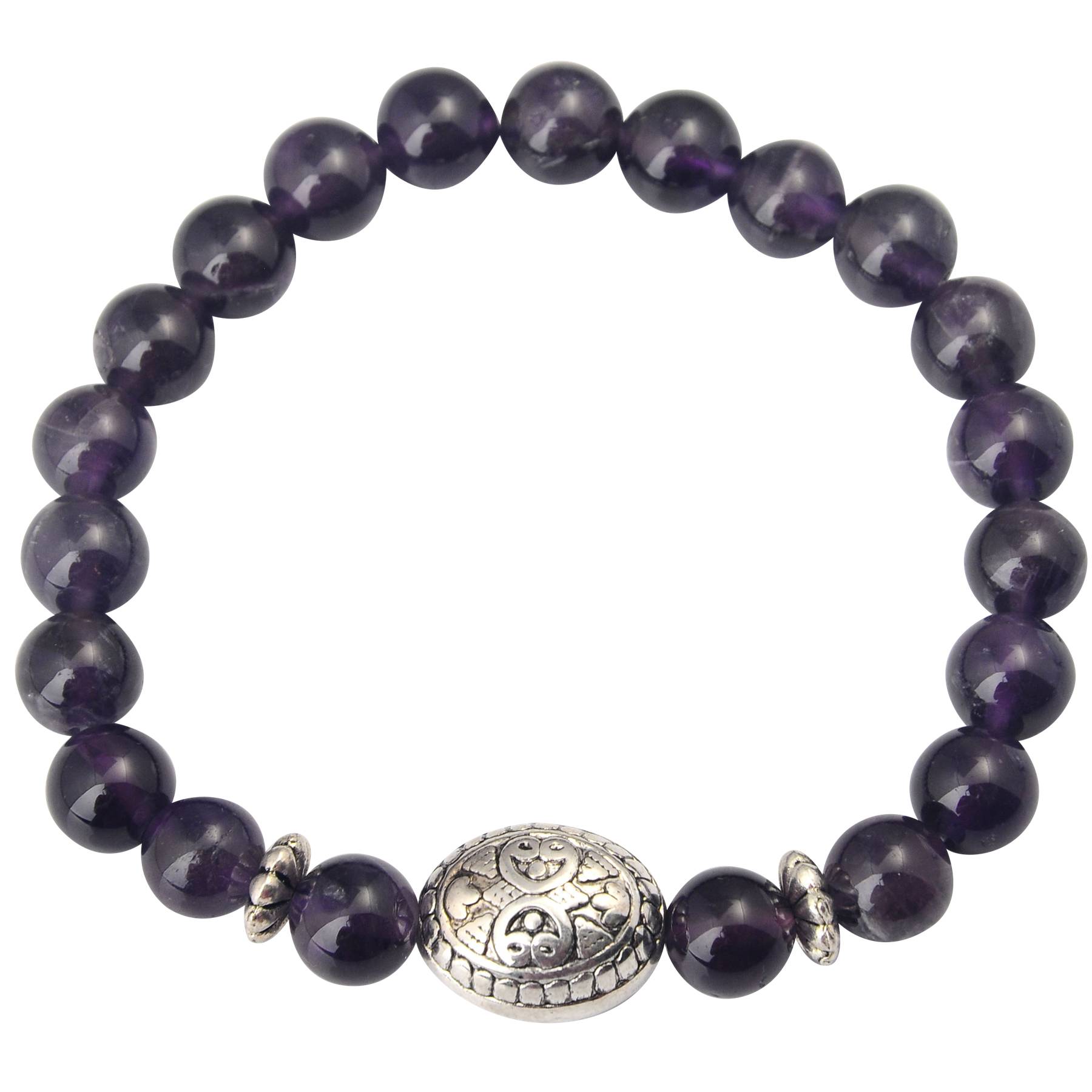 Ladies 8mm Lava Rock Aromatherapy Essential Oil Diffusion Bracelet Stretch Natural Stone Yoga Bead Bracelet