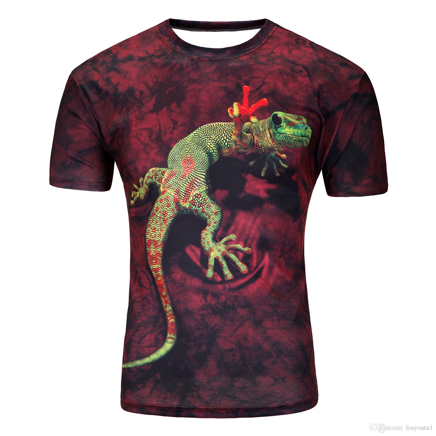 2018 Fashion T Shirt Men Space Galaxy Printed 3d T-shirt Street Wear Short Sleeve Casual Tees Plus Size