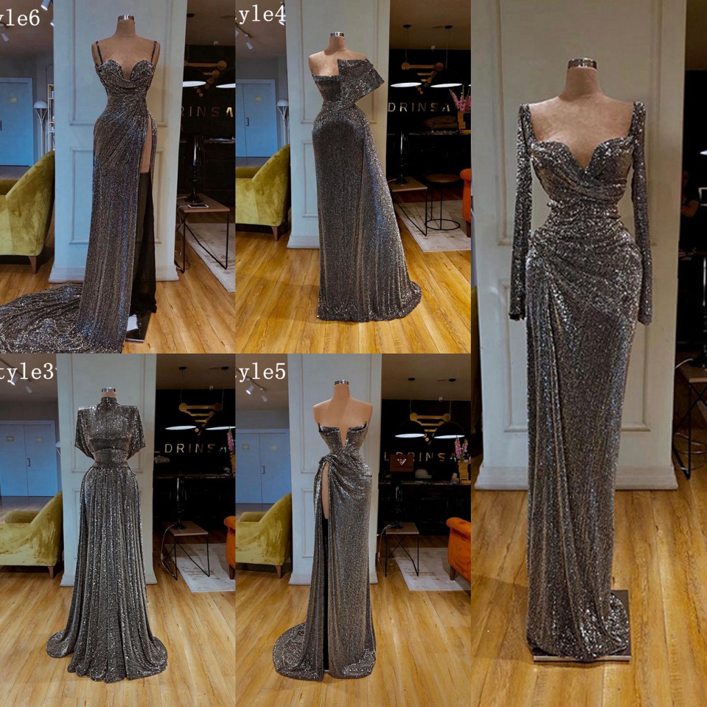 2020 New Long Arabic Gray Prom Dresses Sexy High Slit Sweetheart Strap Spaghetti Grey Dubai Lebanon Ladies Formal Evening Gowns, Same as image
2020 New Long Arabic Gray Prom Dresses Sexy High Slit Sweetheart Strap Spaghetti Grey Dubai Lebanon Ladies Formal Evening Gowns, Same as image