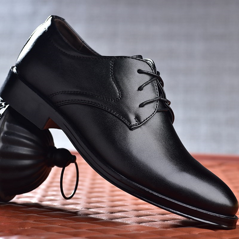 Hot Sale- leather classic brown dress italian shoes men office coiffeur atos formal cuero hombre chaussure homme mariage