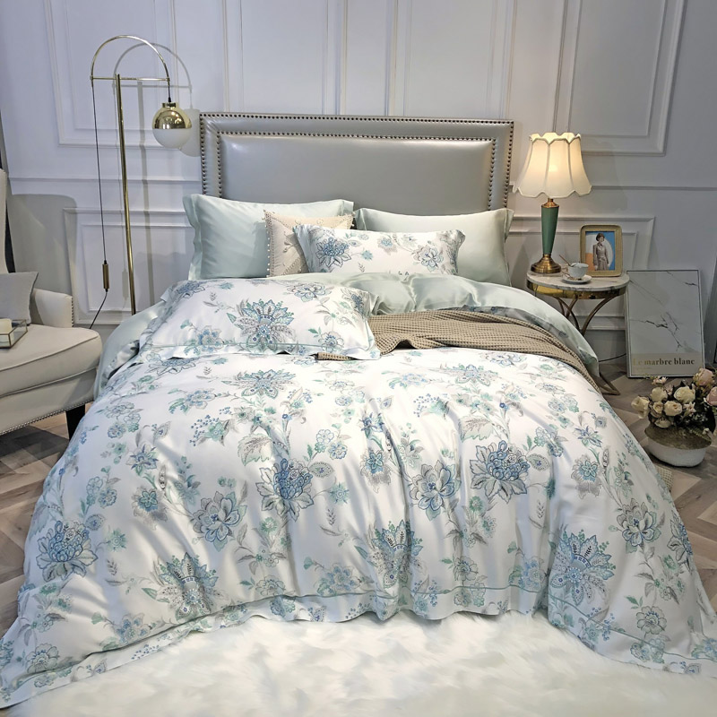 Luxury Bedding Set soft Tencel Bed Linens Bed Sheet Set printed Bedclothes Queen/King Size cover 4pcs
Luxury Bedding Set soft Tencel Bed Linens Bed Sheet Set printed Bedclothes Queen/King Size cover 4pcs
