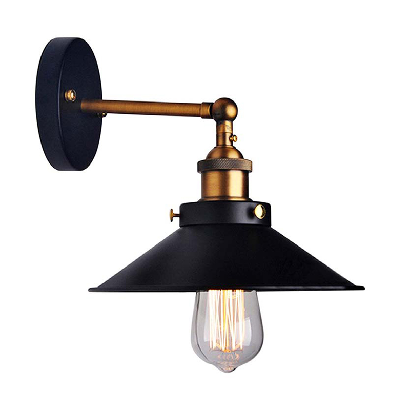 American Loft Industrial Wall Lamps Vintage Bedside Wall Light Metal 22cm Lampshade E27 Edison Bulbs 110V/220V
American Loft Industrial Wall Lamps Vintage Bedside Wall Light Metal 22cm Lampshade E27 Edison Bulbs 110V/220V