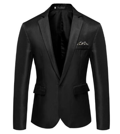 Men's Blazer Handsome Small Suit Slim Fit Blazer Groomsman Men Fashion Business Casual Terno Masculino Dress Blazer