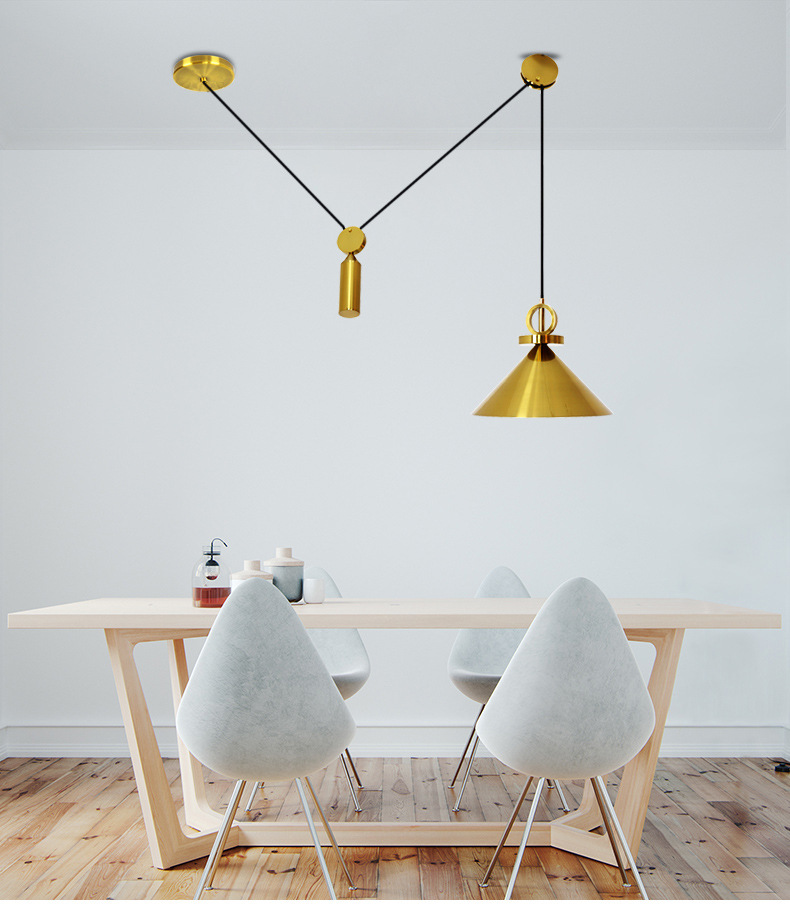 Nordic style LED pendant lamps shade simple modern creative personality living bedroom dining room skating small hanging lamp