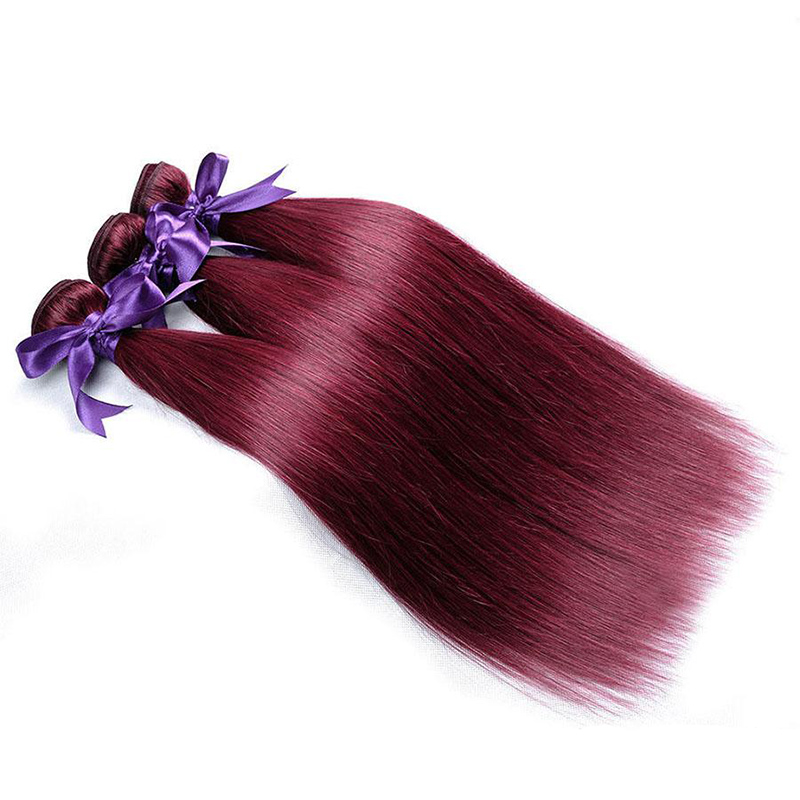 Top Quality color 27 RED 33 99j human Hair weft Malaysian virgin remy Hair 50g 5pcs Lot