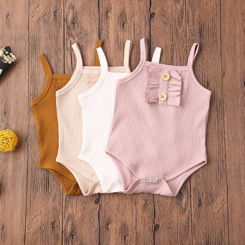 Baby Summer Clothing Newborn Toddler Baby Girl Kid Cotton Jumpsuit Bodysuit Clothes Sleeveless Outfits Ribbed Solid Sunsuit, Khaki
Baby Summer Clothing Newborn Toddler Baby Girl Kid Cotton Jumpsuit Bodysuit Clothes Sleeveless Outfits Ribbed Solid Sunsuit, Khaki
