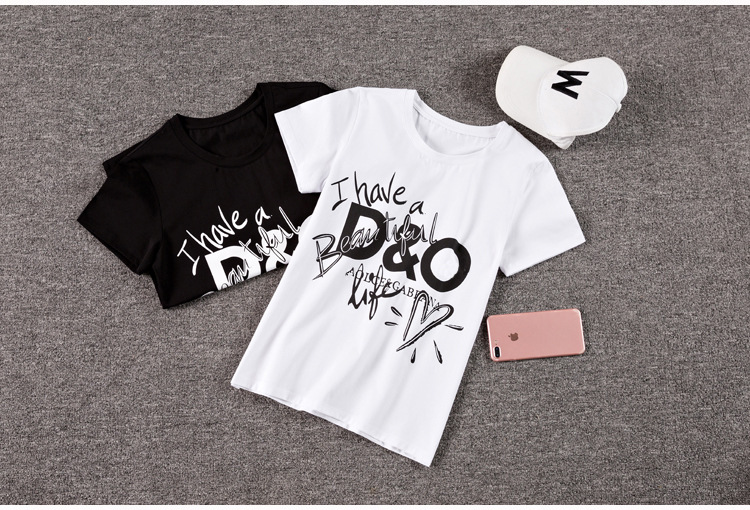 Print Hot Sale Summer T-Shirt Women Harajuku Kwaii Girl T shirt O-neck Black White Tshirt Female Tumblr S
Print Hot Sale Summer T-Shirt Women Harajuku Kwaii Girl T shirt O-neck Black White Tshirt Female Tumblr S