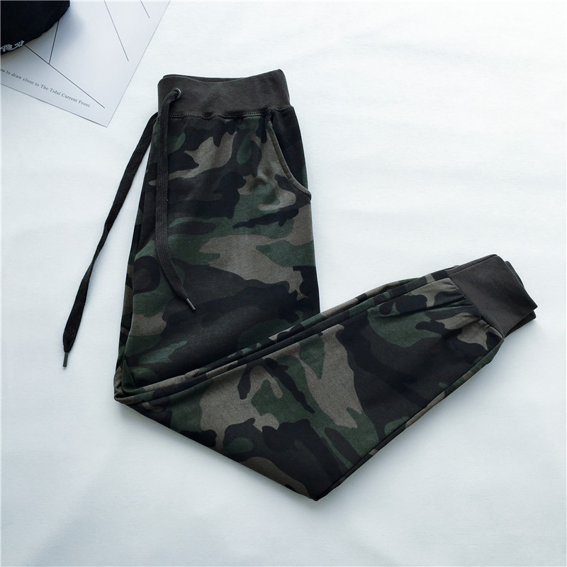 NEW Summer Camouflage Pants Women Drawstring Waist Sweatpants Long Trousers Women Pantalon Femme Streetwear Harem Pants C4275, Picture color
NEW Summer Camouflage Pants Women Drawstring Waist Sweatpants Long Trousers Women Pantalon Femme Streetwear Harem Pants C4275, Picture color