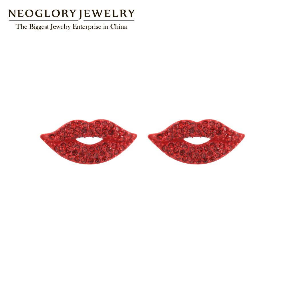 Neoglory Anti Allergy Sexy Red Lip Crystal Stud Earrings For Women Christmas Style Trendy Ears Accessory Gift For Girlfriend
Neoglory Anti Allergy Sexy Red Lip Crystal Stud Earrings For Women Christmas Style Trendy Ears Accessory Gift For Girlfriend