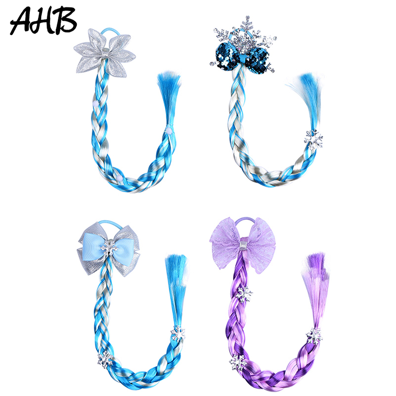 Children Wig Elastic Hair Bands Glitter Snowflake Rainbow Hair Bows Band Twist Wig Headband Pigtails for Girl Accessories, Haxy0467002
Children Wig Elastic Hair Bands Glitter Snowflake Rainbow Hair Bows Band Twist Wig Headband Pigtails for Girl Accessories, Haxy0467002