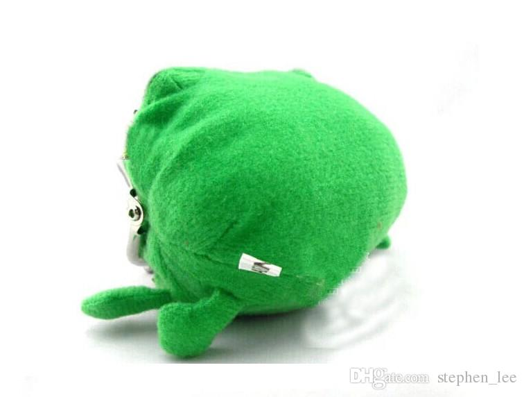 PT063,2022 Children Green Frog Coin Cartoon Anime Cosplay Frogs Wallet Kids Cute Personality Purse
