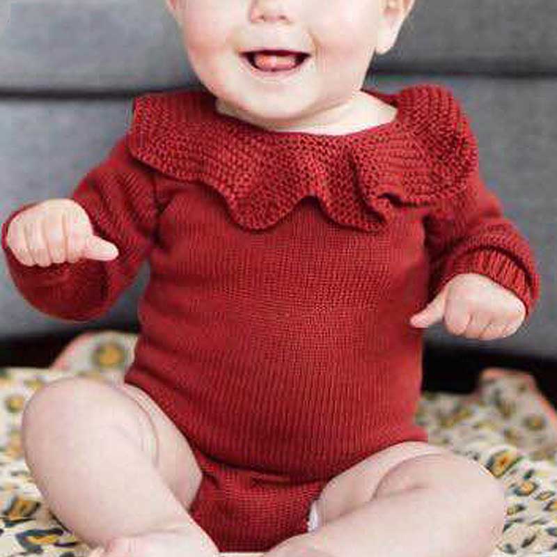 Baby Boy Girl Autumn Winter Clothes Long Sleeve Doll collar Solid Color Knitted Warm Romper Jumpsuit Playsuit Newborn Clothes, 82w337 gray
Baby Boy Girl Autumn Winter Clothes Long Sleeve Doll collar Solid Color Knitted Warm Romper Jumpsuit Playsuit Newborn Clothes, 82w337 gray