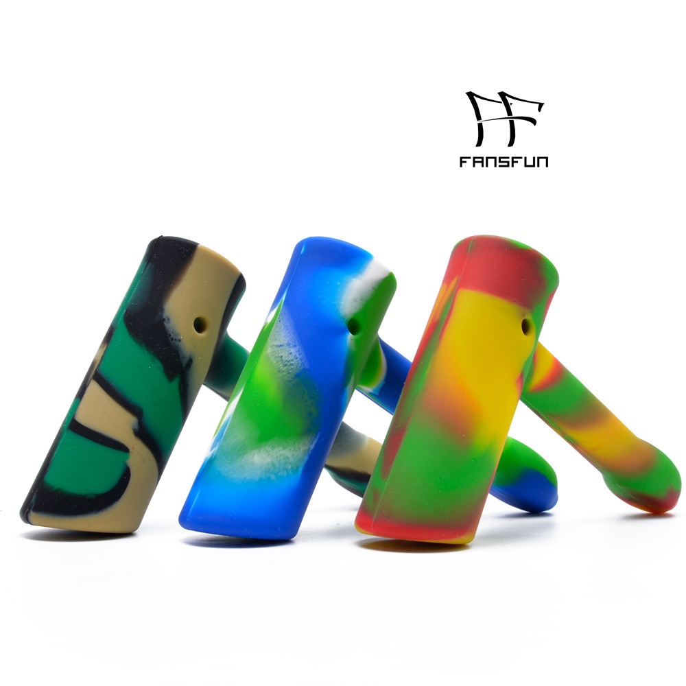 5.7'' Silicone Hammer Hand Pipe With Glass Bowl Spoon Shape Smoking Tool Glass Water Bong Dab Rigs
5.7'' Silicone Hammer Hand Pipe With Glass Bowl Spoon Shape Smoking Tool Glass Water Bong Dab Rigs