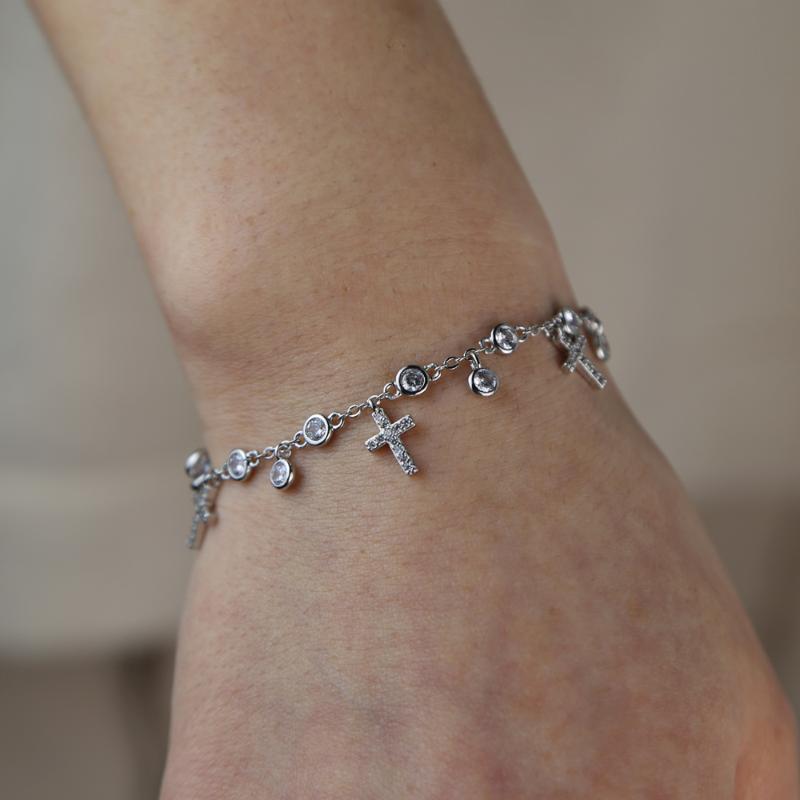 fashion multi charm chain bracelet bangle for women girl gift drop cross round cz paved silver gold color cross charm bracelet
fashion multi charm chain bracelet bangle for women girl gift drop cross round cz paved silver gold color cross charm bracelet