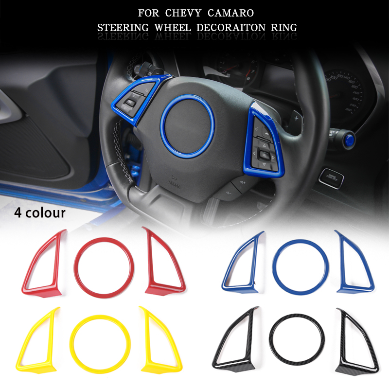 Car Steering Wheel ABS Decorative Cover 3PCS For Chevrolet Camaro 2017+ Car Styling Auto Interior Accessories
Car Steering Wheel ABS Decorative Cover 3PCS For Chevrolet Camaro 2017+ Car Styling Auto Interior Accessories