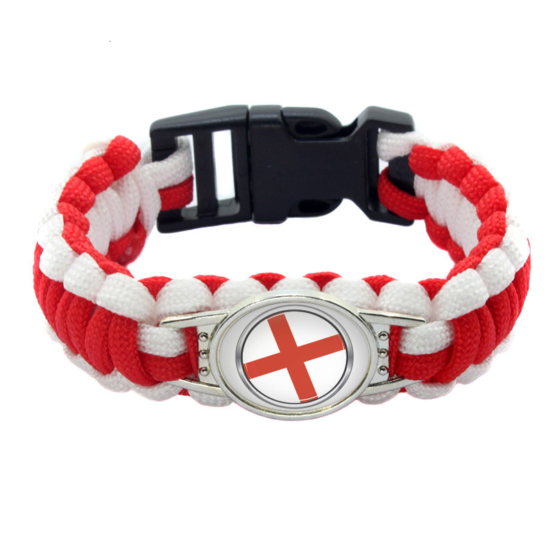 20pc/lot England Flag Paracord Survival Outdoor Camping Bracelets For Women & Men Girls Friendship Rope 550 7 Bracelet Jewelry
20pc/lot England Flag Paracord Survival Outdoor Camping Bracelets For Women & Men Girls Friendship Rope 550 7 Bracelet Jewelry