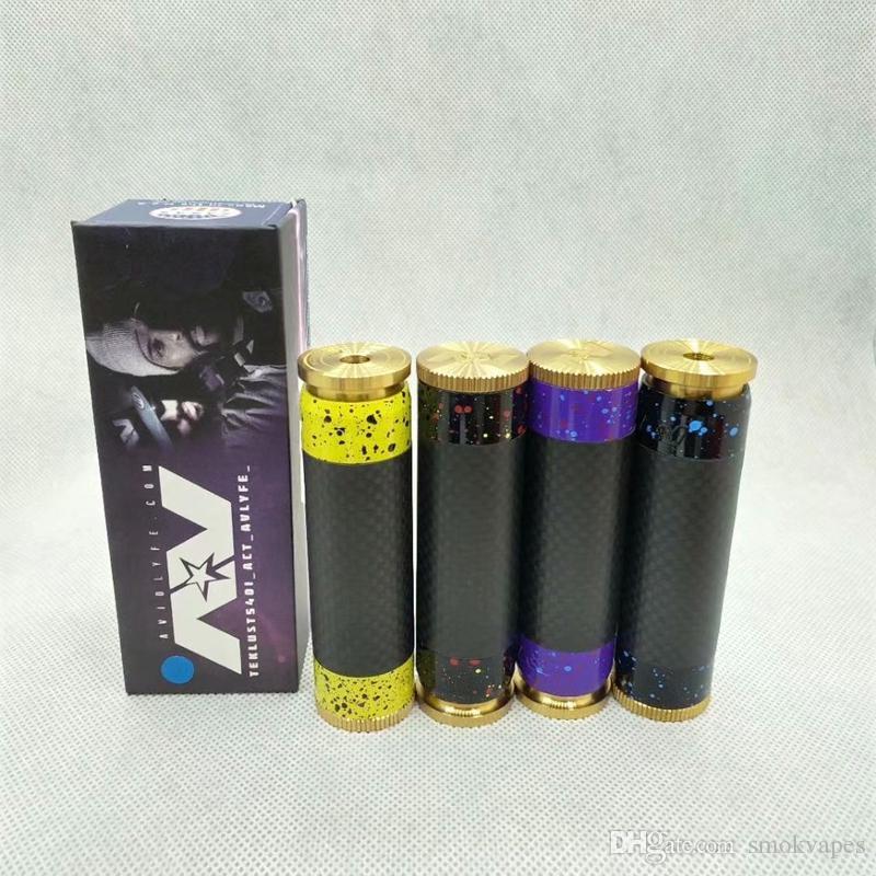 Pretty Clone Carbon Fiber AV Mod Mechanical Electronic Cigarette VAPE Beautiful Color Fit 510 Thread Atomizer Hot Cake
Pretty Clone Carbon Fiber AV Mod Mechanical Electronic Cigarette VAPE Beautiful Color Fit 510 Thread Atomizer Hot Cake