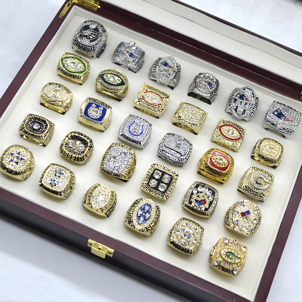 27 Holes for Championship Rings Box in Jewelry Packaging