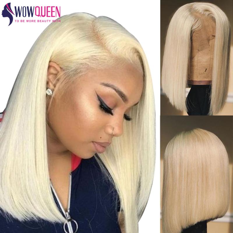 Short Human Hair Wig Straight Blonde Lace Front Wig 613 Lace Front Pre Plucked Brazilian Straight Bob With Baby Hair, Natural color
Short Human Hair Wig Straight Blonde Lace Front Wig 613 Lace Front Pre Plucked Brazilian Straight Bob With Baby Hair, Natural color