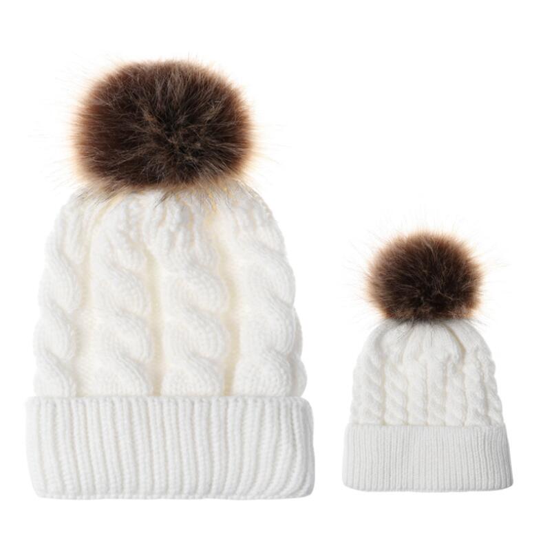 Autumn and winter twist knitted cap Warm Mother and Daughter's and Son's Ferret-like Hair Ball Cap, Mix
Autumn and winter twist knitted cap Warm Mother and Daughter's and Son's Ferret-like Hair Ball Cap, Mix